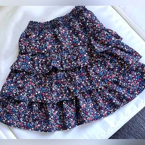 Kidpik blue ruffle skirt. Size M (10) Gently Used. No stains, holes or tears.